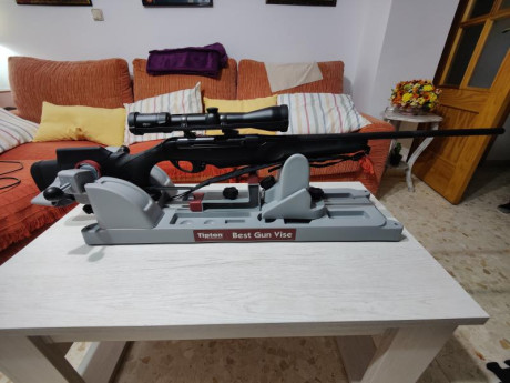 Rifle semiautomático benelli argo e comfort. calibre 338wm. solo ha tirado caja y media de balas. rifle 02