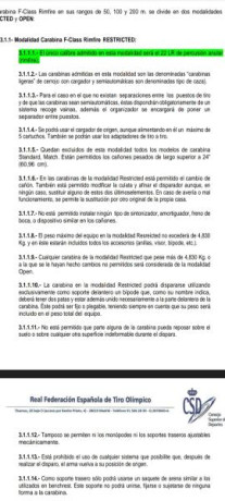 Buenas tardes.

En todos los campeonatos de Fclass rimfire que se celebran, se compite en dos modalidades; 10