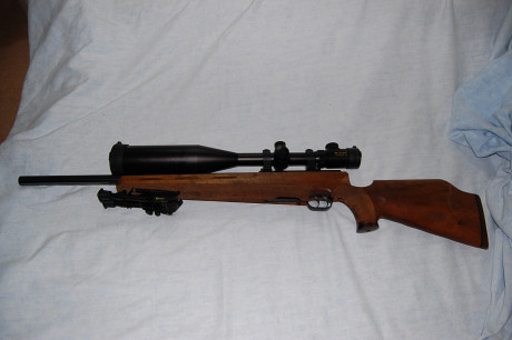 Buenas tardes:

Vendo Rifle Weihrauch HW 66 Match en calibre 222 Rem.
Gatillo a pelo, Cerrojo nitrurado 02