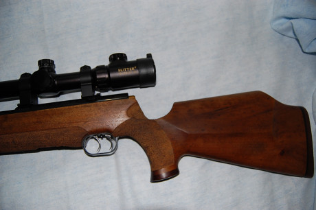 Buenas tardes:

Vendo Rifle Weihrauch HW 66 Match en calibre 222 Rem.
Gatillo a pelo, Cerrojo nitrurado 01