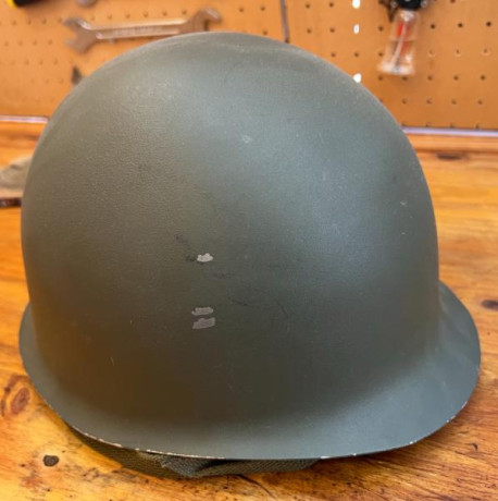 Se vende casco Americano M1 de la Segunda Guerra Mundial, que posteriormente fue vendido como surplus 01