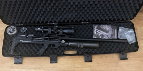 SE VENDE FX MAVERICK SNIPER 5,5

Carabina con muy poco uso, prácticamente nueva, no ha tirado ni la caja 00
