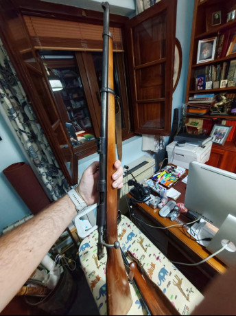 Envío fotos escríbeme si te interesa al 636847084. El rifle está operativo pero para repasar. Buen aspecto, 11