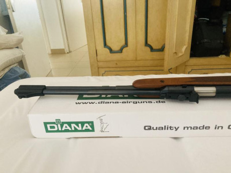 Vendo una carabina Diana 460 Magnum, de fabricación alemana

Comprada en Armería Ravell de Barcelona, 02