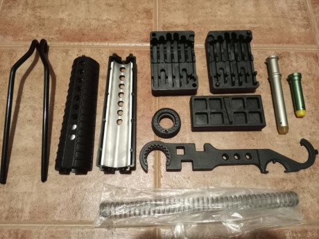 Vendo Sabre Defense XR15, cañon semipesado de 16", guardamanos bootleg, culata, pistolete y guardamonte 01