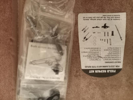 Vendo Sabre Defense XR15, cañon semipesado de 16", guardamanos bootleg, culata, pistolete y guardamonte 12