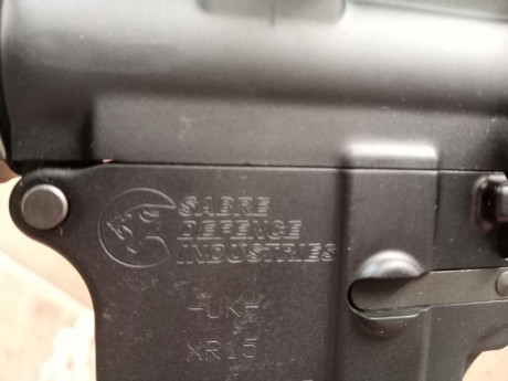 Vendo Sabre Defense XR15, cañon semipesado de 16", guardamanos bootleg, culata, pistolete y guardamonte 30
