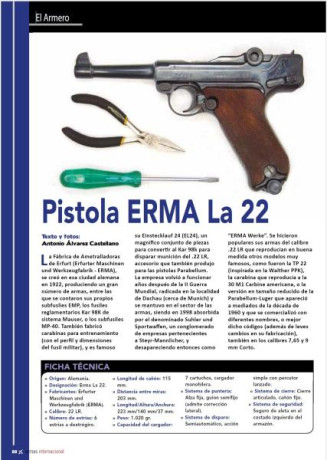 Iniciaremos con una artilleria Erfurt 1914, para continuar con una Mauser Original 4 pulgadas fabricada 10