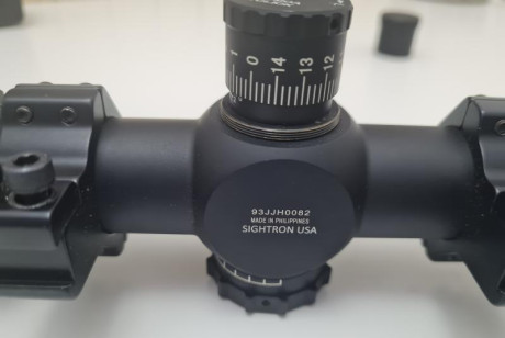  Vendo visor SIGHTRON S-TAC 3-16x42 retícula MOA 250 €  Transporte no incluido.
En perfecto estado. Sólo 11
