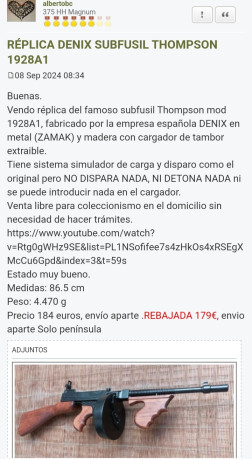 Buenas.
Lo dicho busco alguna arma larga para colgar en la pared. Una buena replica en madera y metal. 170