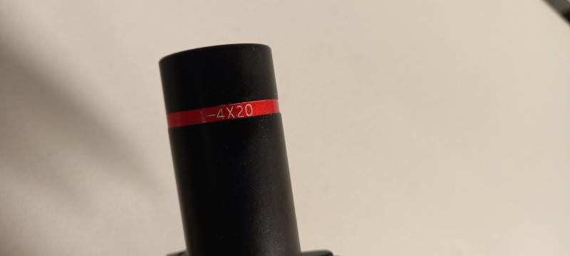 Vendo por falta de uso.
Montado en una ruger 10/22 para ipsc minirifle. 
Incluye monturas. 
70€ mas portes 00