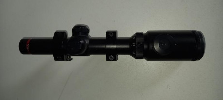 Vendo por falta de uso.
Montado en una ruger 10/22 para ipsc minirifle. 
Incluye monturas. 
70€ mas portes 11