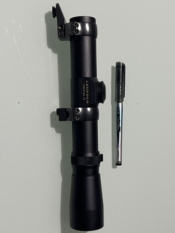Vendo visor de batida en muy buen estado, se trata de un Leupold European 30 de 1,25 a 4 X 20. Precio 00