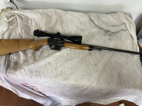 Vendo carabina Unique .22 Modelo X51 bis.
Carabina de fabricación francesa, Hendaya, con años de antigüedad 02