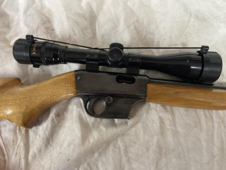 Vendo carabina Unique .22 Modelo X51 bis.
Carabina de fabricación francesa, Hendaya, con años de antigüedad 01