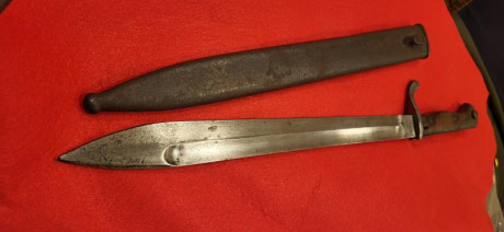 Pongo en venta esta magnífica bayoneta alemana modelo 1898/05  de las denominadas "butcher" 02