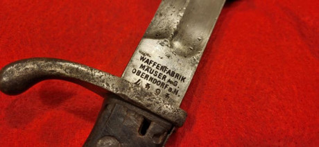 Pongo en venta esta magnífica bayoneta alemana modelo 1898/05  de las denominadas "butcher" 00