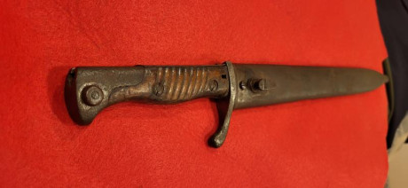 Pongo en venta esta magnífica bayoneta alemana modelo 1898/05  de las denominadas "butcher" 10