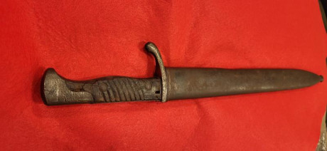 Pongo en venta esta magnífica bayoneta alemana modelo 1898/05  de las denominadas "butcher" 21