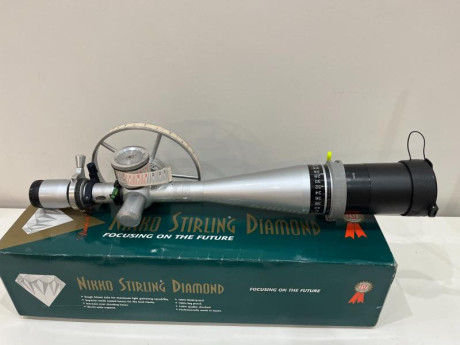 Por cambio de visor vendo mi Nikko Stirling Diamond 10-50x60 MD completo para montarlo en la carabina 11