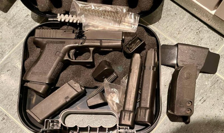 Se vende G19,se incluye dos cargadores 17+2, amortiguador de retroceso DPM, kit aligerado de gatillo, 00