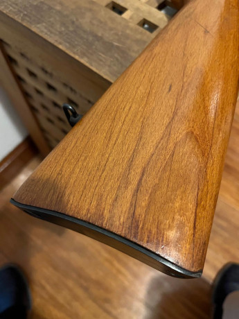 Un amigo vende esta carabina Monotiro SANTA BARBARA, del calibre .22 LR, perfectamente conservada.    01