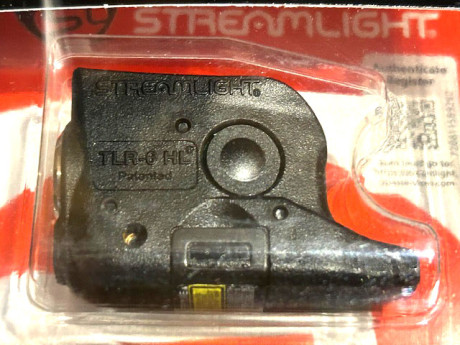 OFERTA. Nuevo a estrenar, sin desempaquetar.  Módulo STREAMLIGHT TLR-6 HL  con 300 LUMENS de foco y láser 01