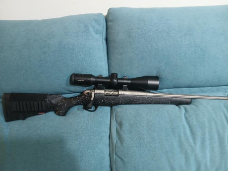 Vendo este conjunto compuesto por un rifle Bergara extreme  Hunter en calibre 6, 5 creedmor y un visor 01