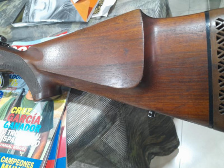Perfecto estado, calibre impresionante,monturas completas TALLEY desmontables. Se cambia por rifle de 00