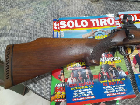 Perfecto estado, calibre impresionante,monturas completas TALLEY desmontables. Se cambia por rifle de 12