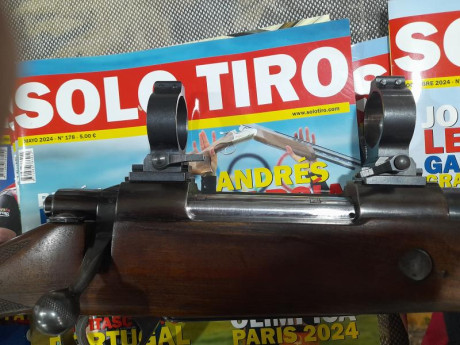 Perfecto estado, calibre impresionante,monturas completas TALLEY desmontables. Se cambia por rifle de 11
