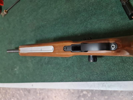 Vendo carabina anschutz 1761 calibre 22 lr cañon seleccionado dos cargadore guia de vaqueta protector 130