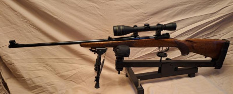 Vendo rifle Kettner 7x64 Brenneke,  sistema 98
Maderas al aceite,  visor Leupol 4-12x50,  monturas abatibles 02