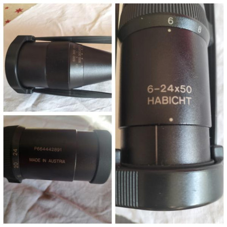 Visor Swarovski de 6 - 24 - 50 , tubo de 30
Impecable , poco uso, solo en campo de tiro . Se entrega en 02