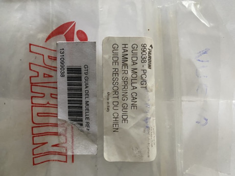 Vendo guía de muelle real para pardini GT9 nueva a estrenar
la tenia como recambio por supuesto es original 00