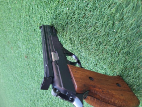 Vendo esta súper conocida y precisa pistola nacional del 22 ideal para principiantes y subir de categoría, 12