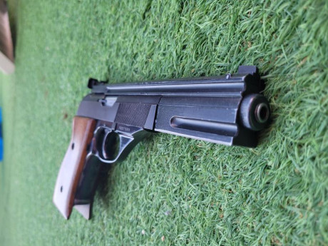 Vendo esta súper conocida y precisa pistola nacional del 22 ideal para principiantes y subir de categoría, 10