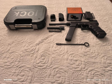 Vendo g¡Glok 17 en perfecto estado estético y mecánico con diversas modificaciones en la misma!
como retenida 02