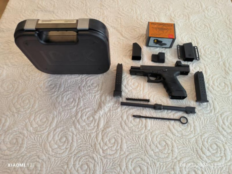 Vendo g¡Glok 17 en perfecto estado estético y mecánico con diversas modificaciones en la misma!
como retenida 01