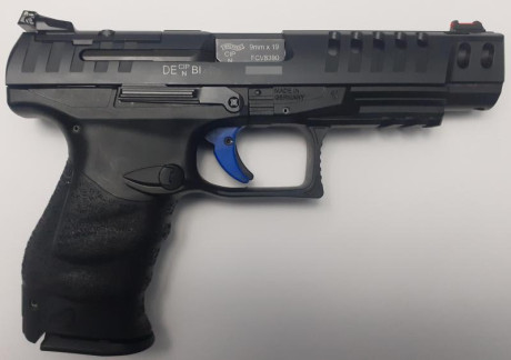 Vendo Walther Q5 MATCH, 9 mm Pb, único propietario, solo precisión, muy pocos disparos, entrego todo lo 01