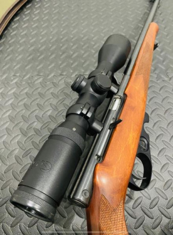 Carabina Toz 99 cal 22 lr con visor gamo 1,5-6x44. Semiautomatica, 4 cargadores , 2 con capacidad para 02