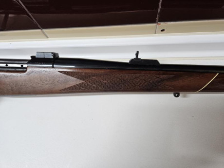 Rifle calibre 270 Weath.,con gatillo Canjar y bases Appel. Visor Kahles 2,2 -9 x 42, ret. 4 y anillas 01