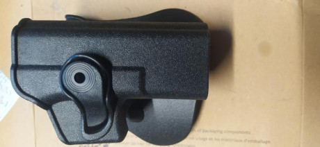 Hola. Vendo los siguientes elementos para pistola Glock.
- 2 cargadores G17+2: 50 euros( Vendidos)
- Funda 01