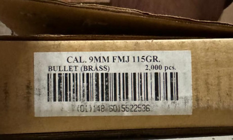 A estrenar, ni un solo tiro  :mrgreen:  :mrgreen:  :mrgreen: 

VENDO PUNTAS DE 9mm DE 115 FMJ ARMSCOR 01