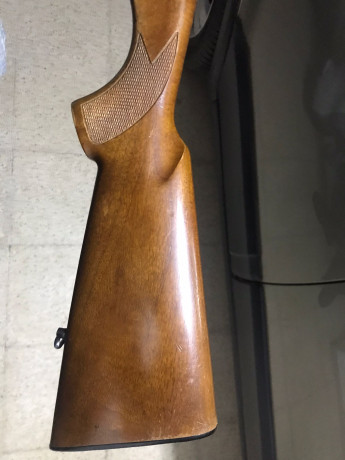 Se vende escopeta Benelli 121 con canon frances saint-etienne de 66cm de tres estrellas choque fijo, culata 02
