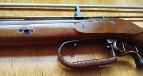 Vendo este rifle de la prestigiosa marca Pedersoli. Bola cal.45
Es un arma perfecta para la modalidad 10