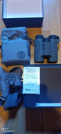Vendo Prismático Sig Sauer Kilo 3000 DBX con telémetros y programa de cálculo balístico, los compré hace 00