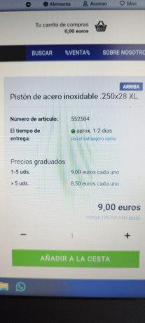 Hola.   Agradecería información sobre el tipo de chimenea para una Sirearms .36.  Está muy erosionada 20