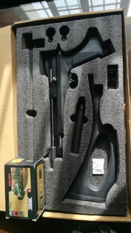 Vendo carabina/pistola Stinger Ares 5,5 mm.
Excelente estado
Dos cargadores + red dot Comunite 1x30, rojo/verde.
Precio 00