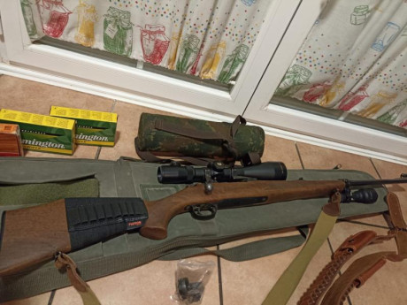 Hola, se vende rifle Zoli deluxe. Rifle de cerrojo. Con visor Nikon Monarch campana 56. Se incluye canana 01